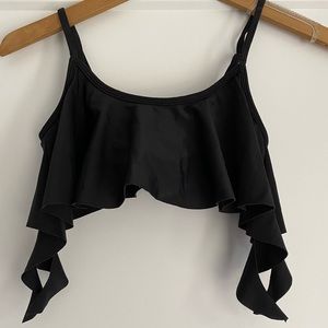 Black bikini top